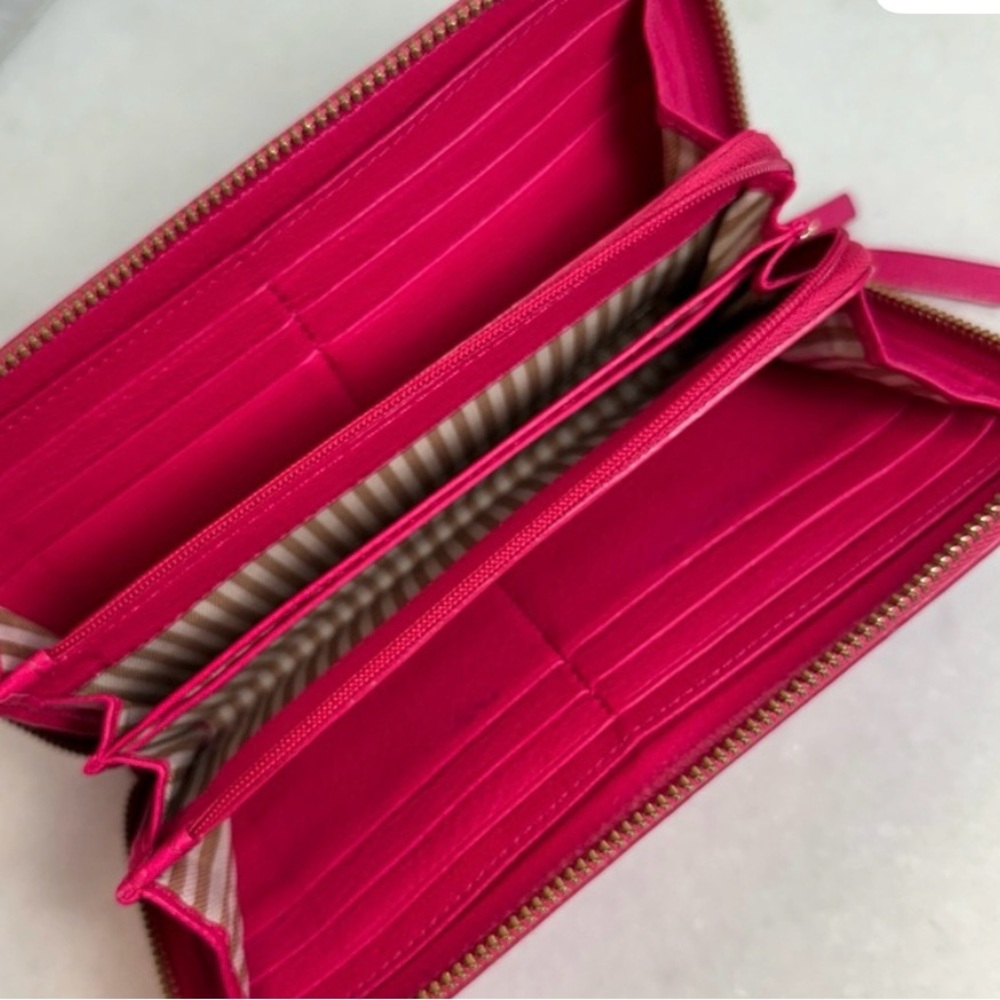 Kate Spade Fuchsia Leather Wallet - Picture 3 of 4
